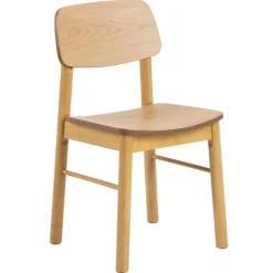 Table rectangulaire en chêne L120 + 4 chaises chêne - IZIA