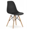 Table rectangulaire Valora YURO 120x80 blanche + 4 chaises OSAKA noires