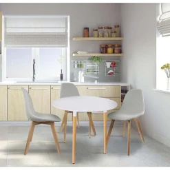 Table repas ronde 76 cm Scandi - Type: Table