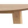 Table ronde en chêne D105 + 4 chaises chêne - LETA
