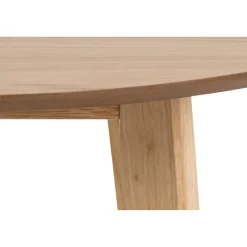 Table ronde en chêne D105 + 4 chaises chêne - LETA