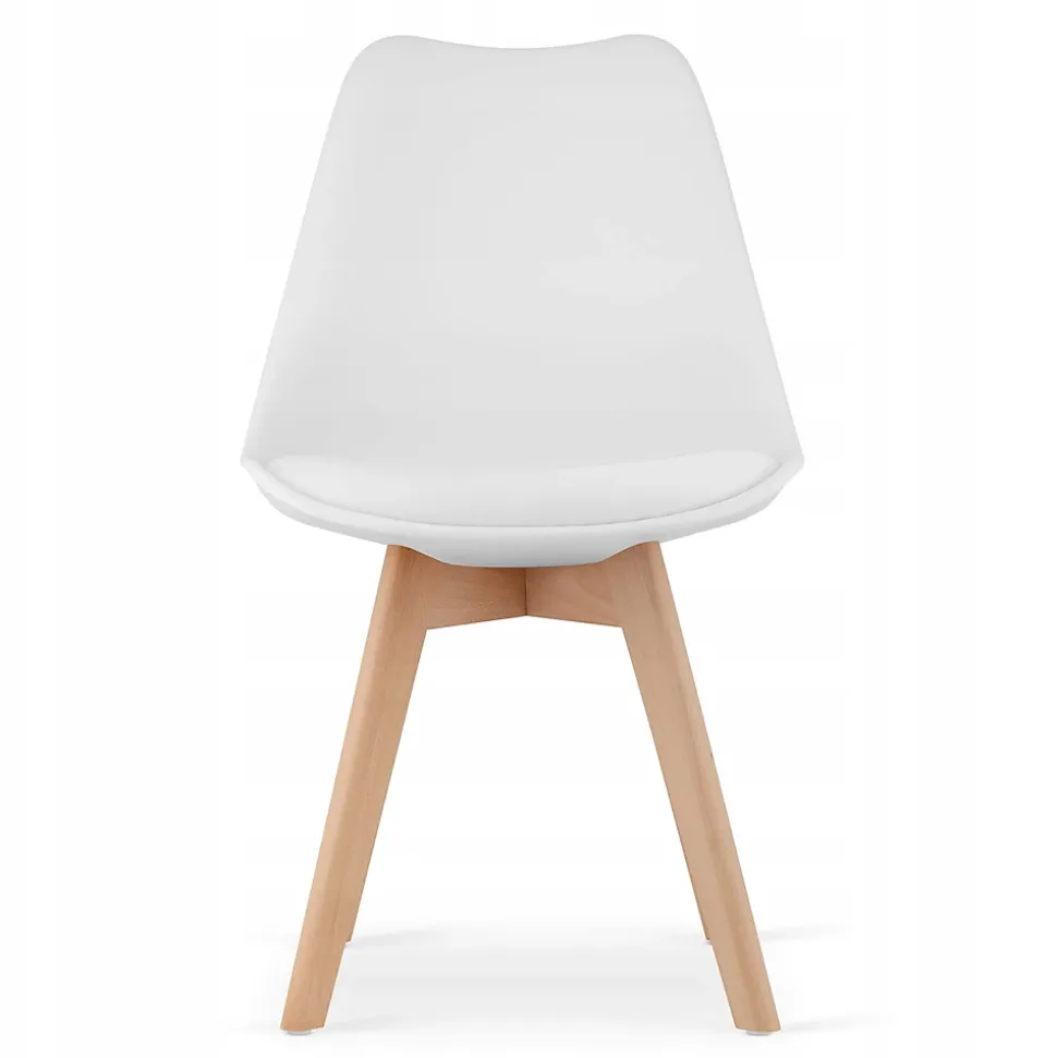 Table ronde Valora KOVA 60 blanche + 2 chaises RIKX blanches