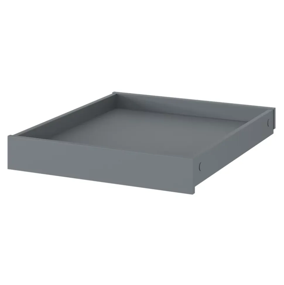 Tablette coulissante gris anthracite Atomia L. 43,7 x H. 7,2 x P. 51,6 cm