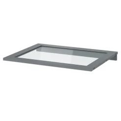 Tablette en verre amovible Atomia L. 71,4 x P. 56,2 x Ep. 1,8 cm