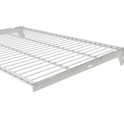 Tablette filaire murale en acier blanc L. 66 x P. 40 cm