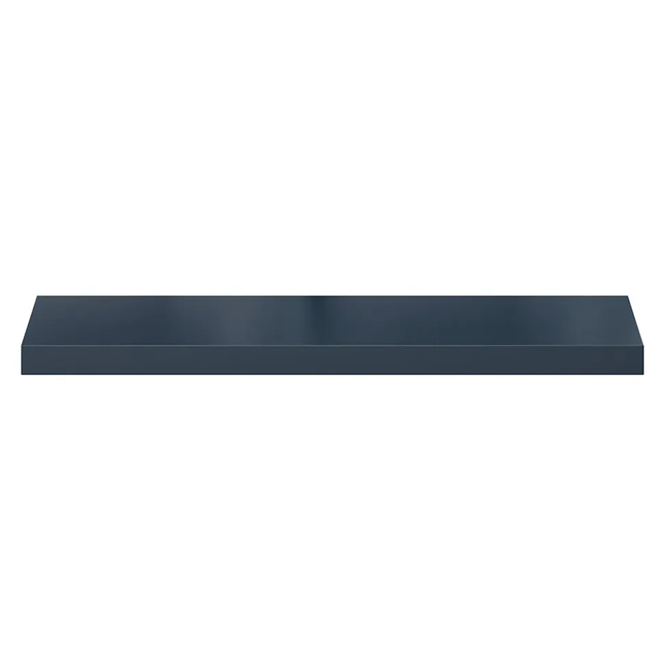 Tablette murale avec fixation invisible GoodHome Cusko bleu foncé 80 cm