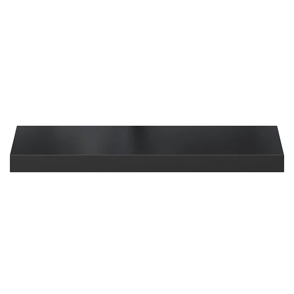 Tablette murale avec fixation invisible GoodHome Cusko noir 60 cm