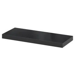 Tablette murale avec fixation invisible GoodHome Cusko noir 60 cm