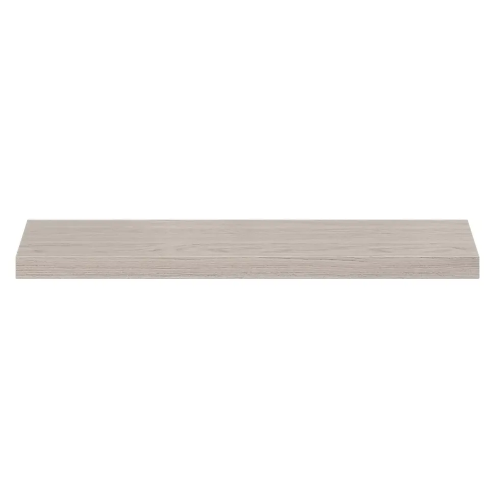 Tablette murale avec fixation invisible GoodHome Cusko effet chêne clair 80 cm