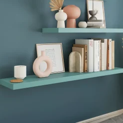 Tablette murale avec fixation invisible GoodHome Cusko vert treillis 118 cm