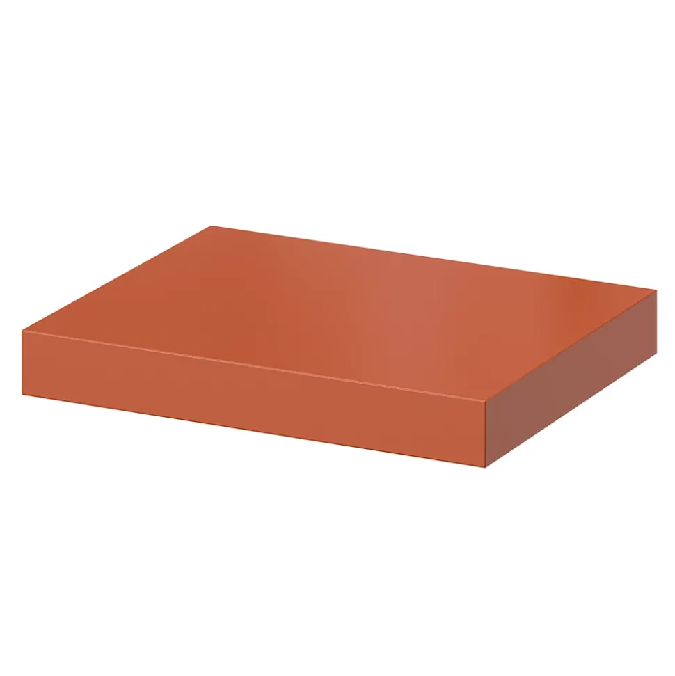 Tablette murale avec fixation invisible GoodHome Cusko terracotta 30 cm