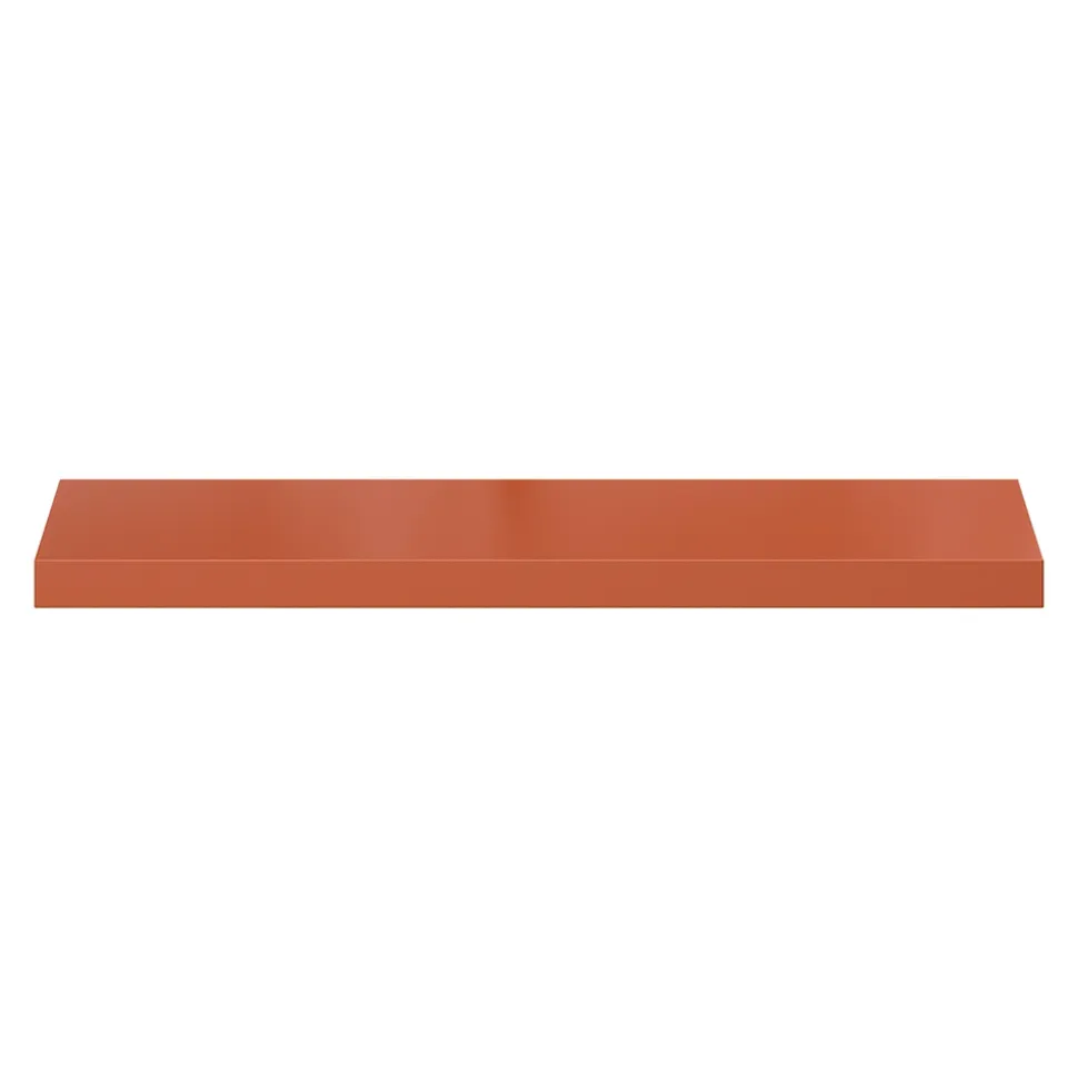 Tablette murale avec fixation invisible GoodHome Cusko terracotta 80 cm