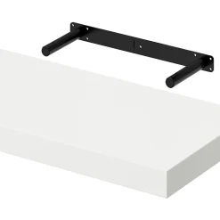 Tablette murale avec fixation invisible GoodHome Cusko blanc 60 cm