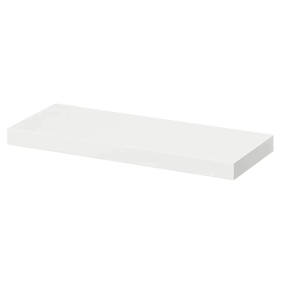 Tablette murale avec fixation invisible GoodHome Cusko blanc 60 cm
