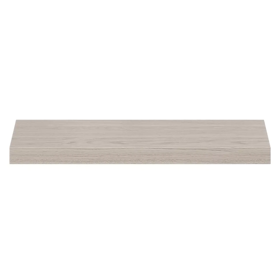 Tablette murale avec fixation invisible GoodHome Cusko effet chêne clair 60 cm