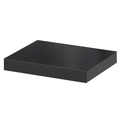 Tablette murale avec fixation invisible GoodHome Cusko noir 30 cm