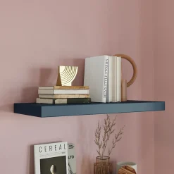 Tablette murale avec fixation invisible GoodHome Cusko bleu foncé 60 cm