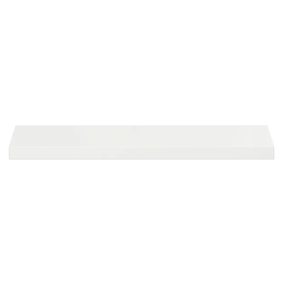 Tablette murale avec fixation invisible GoodHome Cusko blanc 80 cm