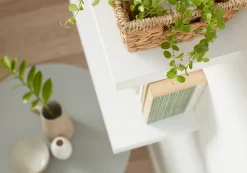 Tablette murale avec fixation invisible GoodHome Cusko blanc 80 cm