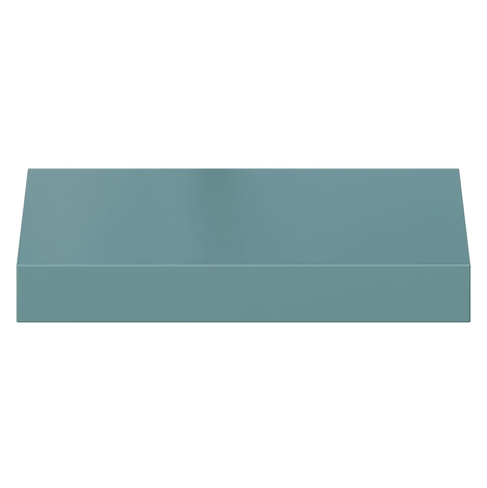 Tablette murale avec fixation invisible GoodHome Cusko bleu canard 30 cm
