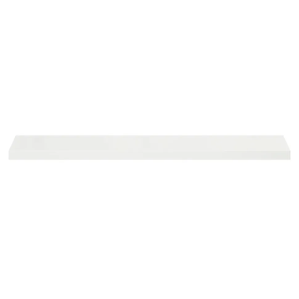 Tablette murale avec fixation invisible GoodHome Cusko blanc 118 cm