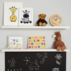 Tablette murale avec fixation invisible GoodHome Cusko blanc 118 cm