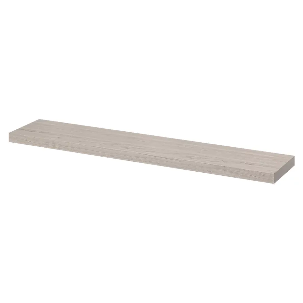 Tablette murale avec fixation invisible GoodHome Cusko effet chêne clair 118 cm