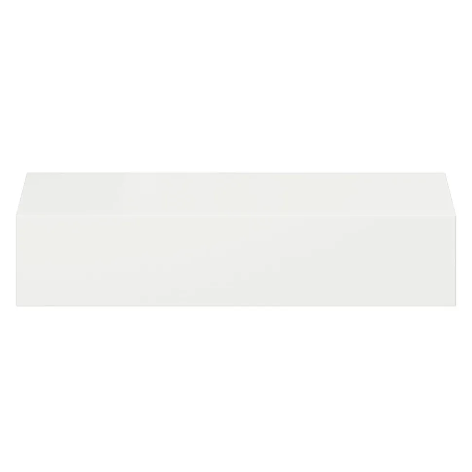 Tablette murale avec tiroir fixation invisible GoodHome Cusko blanc 60 cm