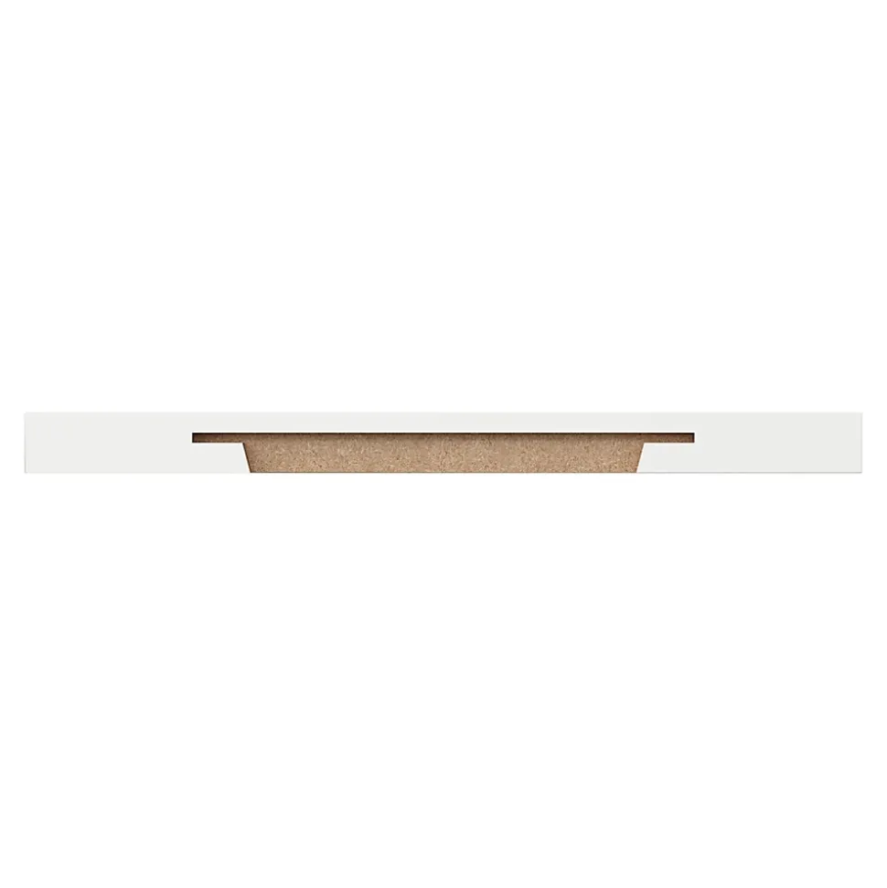 Tablette murale d'angle Form Rigga blanc 25 cm