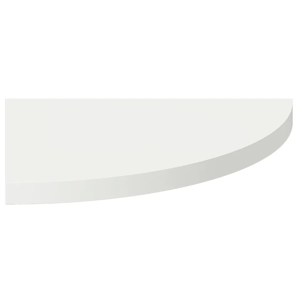 Tablette murale d'angle Form Rigga blanc 25 cm