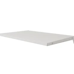 Tablette murale en acier blanc L. 66 x 40 cm