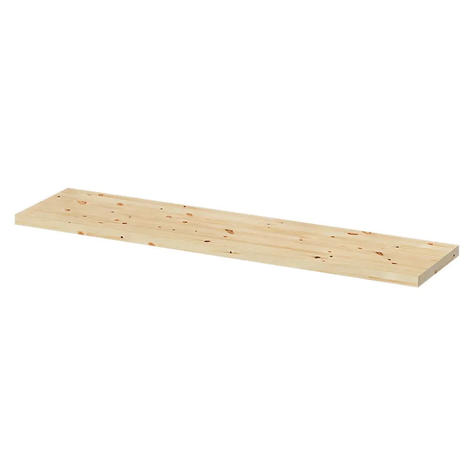 Tablette murale en pin massif GoodHome Rigga L. 80 cm