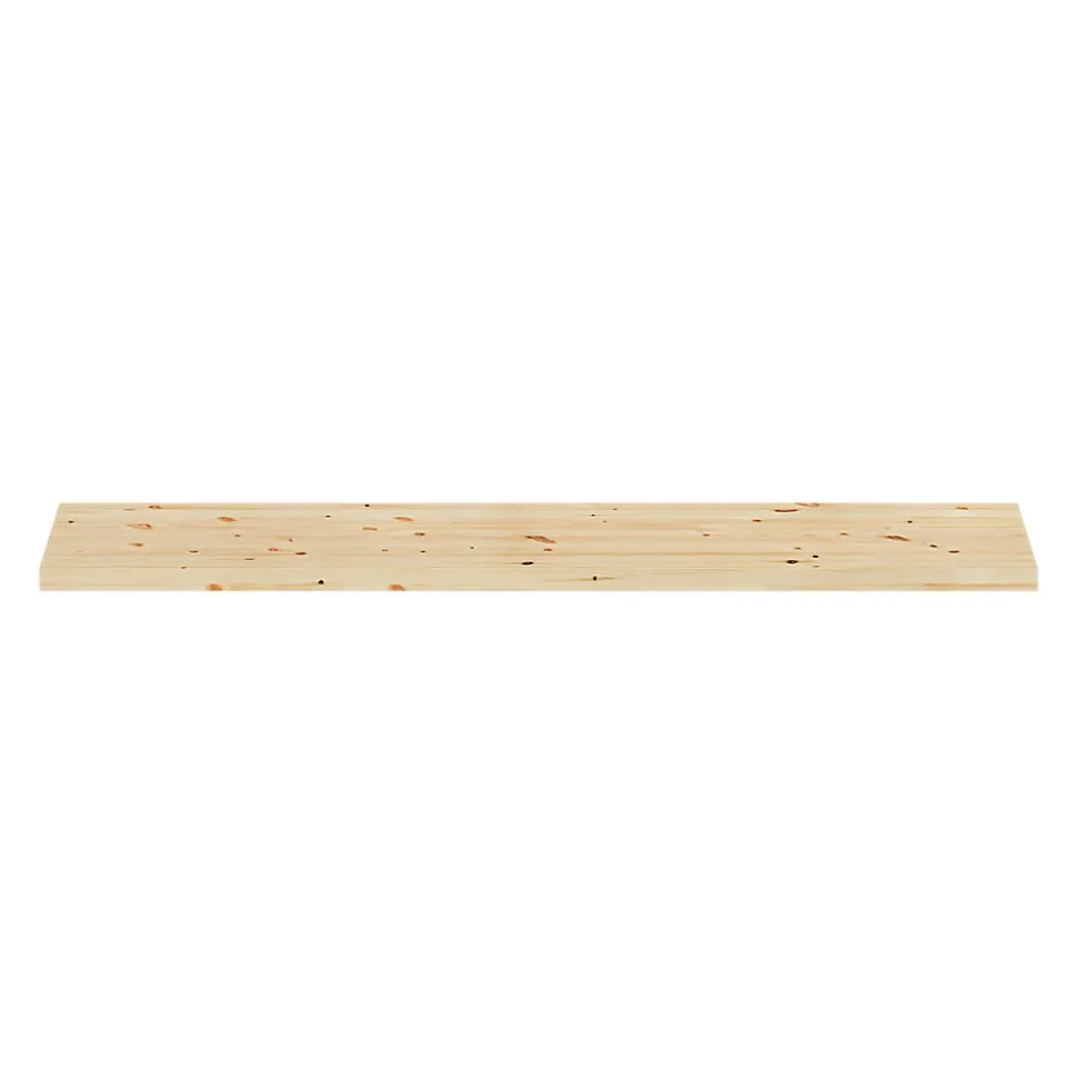 Tablette murale en pin massif GoodHome Rigga L. 80 cm