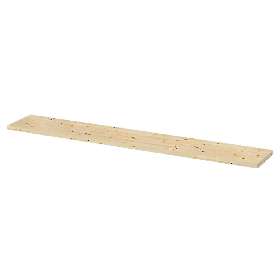 Tablette murale en pin massif GoodHome Rigga L. 118 cm