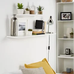 Tablette murale Form Rigga blanc 60 cm