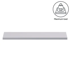Tablette murale Form Rigga argent 60 cm