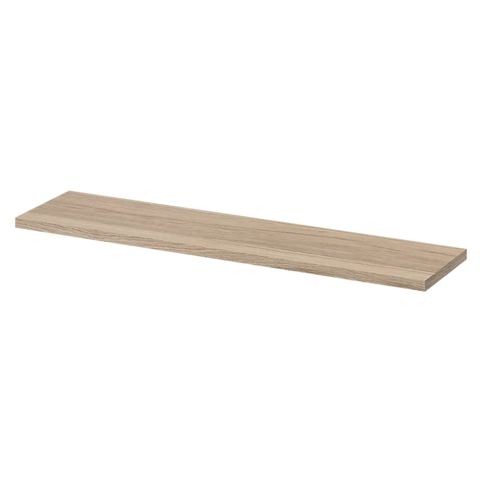 Tablette murale GoodHome Rigga effet chêne clair L. 80 cm