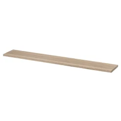 Tablette murale GoodHome Rigga effet chêne clair L. 118 cm