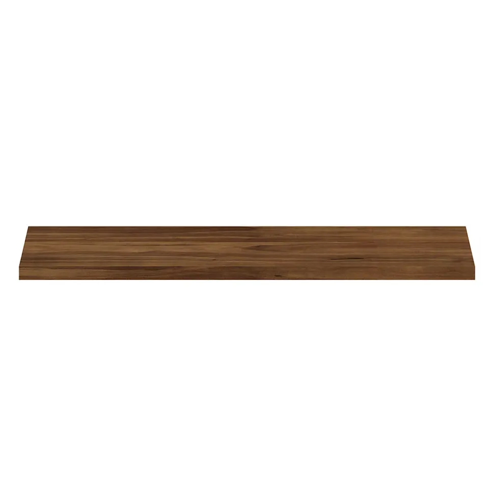 Tablette murale GoodHome Rigga effet noyer L. 60 cm