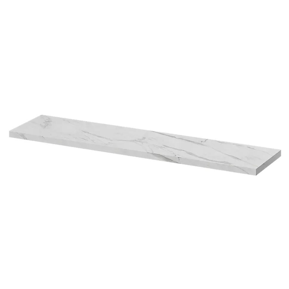 Tablette murale GoodHome Rigga effet marbre L. 80 cm