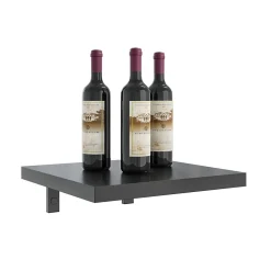 Tablette pour bouteille de vin. Noir