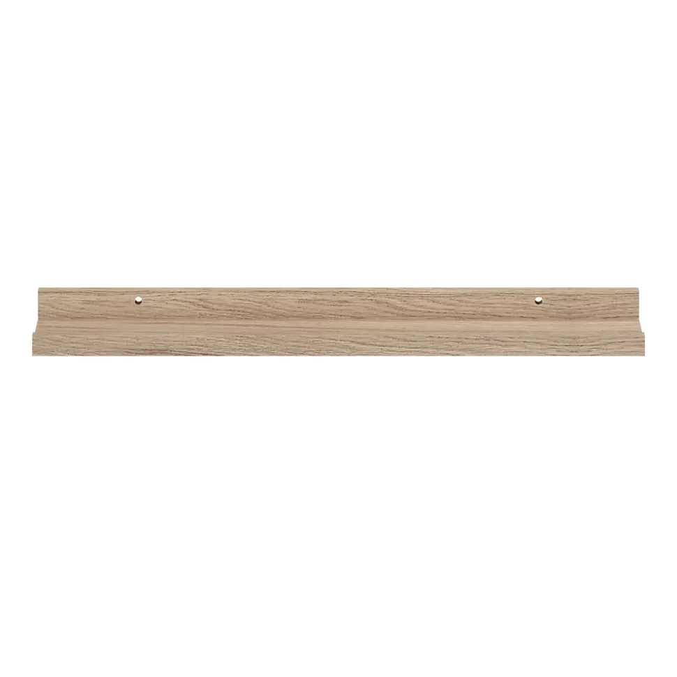 Tablette pour cadres photo Form Rigga effet chêne 60 cm