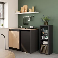Tablette pour étagère cube GoodHome Mixxit anthracite