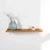 Tablette étagère Helvine salle de bain en teck massif 60cm