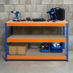 Établi à 3 Niveaux S-Rax - 180 x 60 x 90 cm