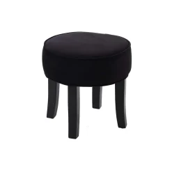 Tabouret Adriel noir - Atmosphera