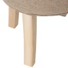 Tabouret Adriel peuplier beige D35x35cm - Atmosphera
