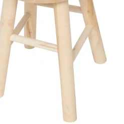 Tabouret d'appoint en bois massif NYAR