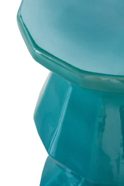 Tabouret de table en céramique vert