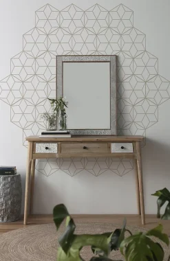 Tabouret de table en céramique bleu-gris